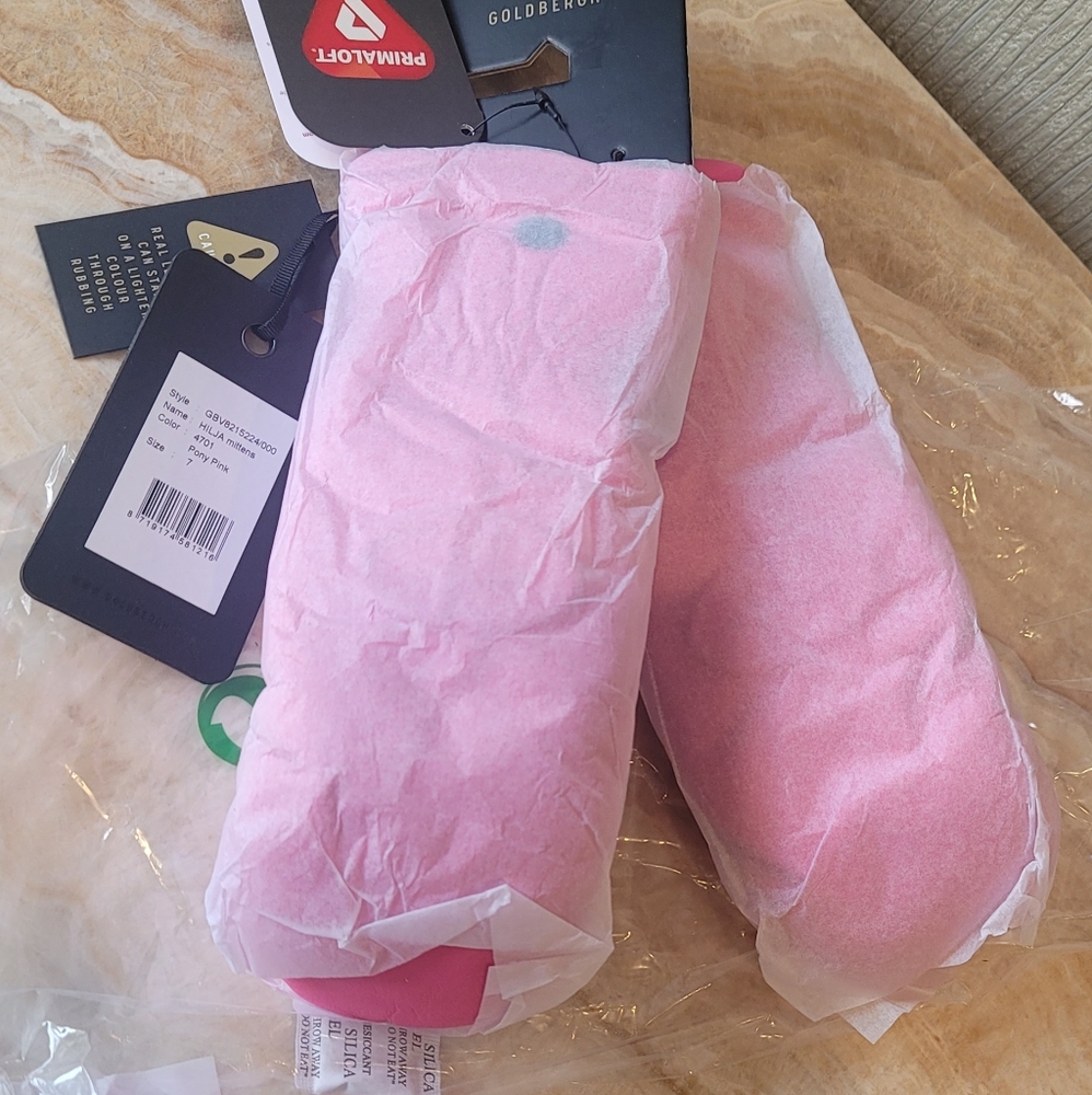Goldbergh Pink Hilja Ski Mittens Gloves - Picture 11 of 16